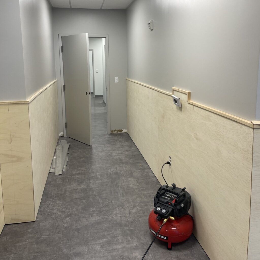 Finish Plywood Wall Protection